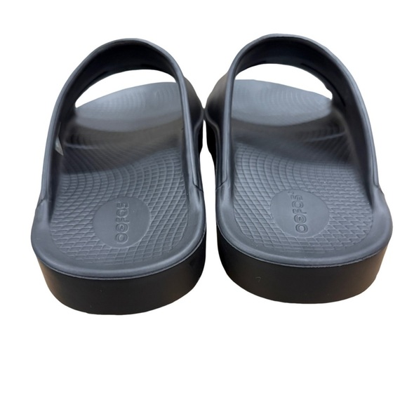 OOFOS OOAHH RECOVERY SLIDE SANDAL - Black Size 9 Men\'s Size 11 Women’s main image 5